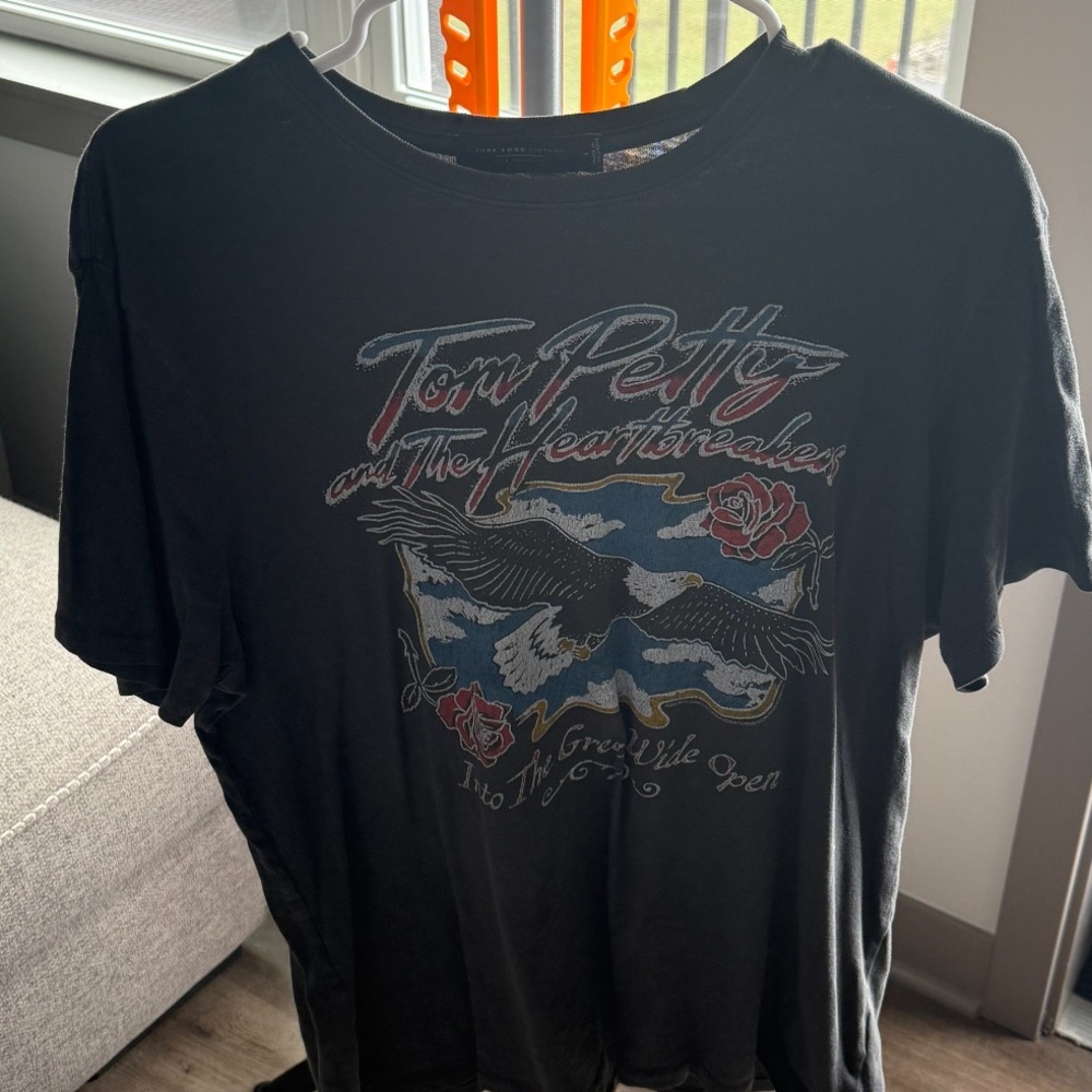 Junk Food Clothing Black Tom Petty Graphic Tee